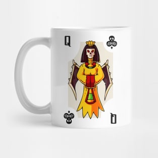 Easy Halloween Playing Card Costume: Queen of Clubs Mug